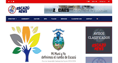 Desktop Screenshot of escazunews.com